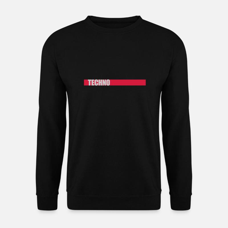 Techno Music Logo - Unisex Sweatshirt - black