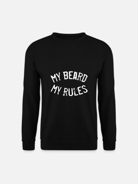 My Beard my Rules - Unisex Sweatshirt - black