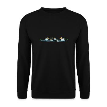 Safari Zoo Animal Safari Zoo - Unisex Sweatshirt - black - Front - Alina (178cm) & Michal (187cm)