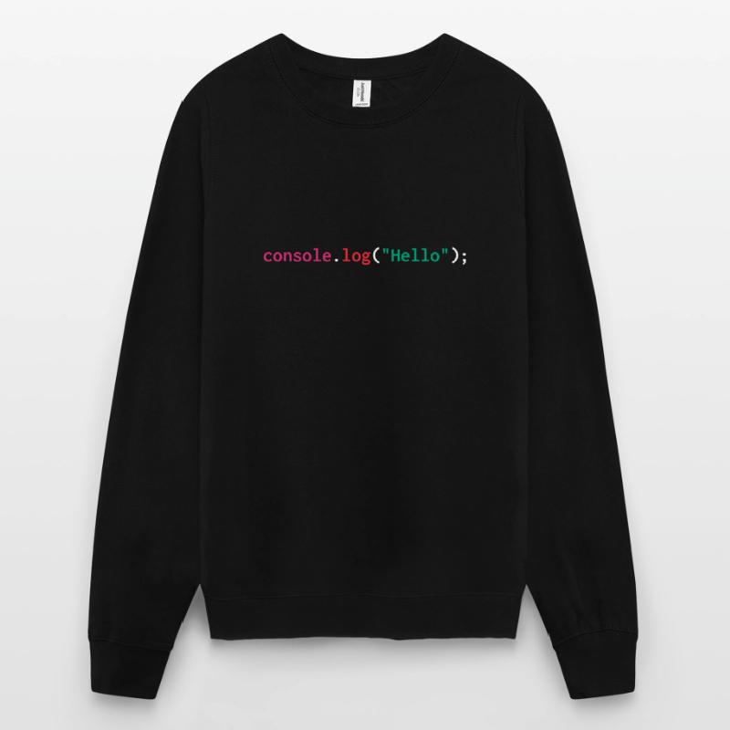 Developer javascript web humor funny Unisex Sweatshirt