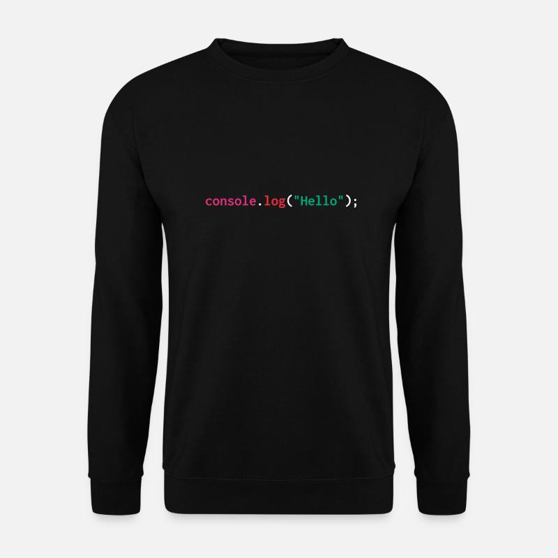Développeur javascript web humour drôle - Sweat-shirt Unisexe - noir