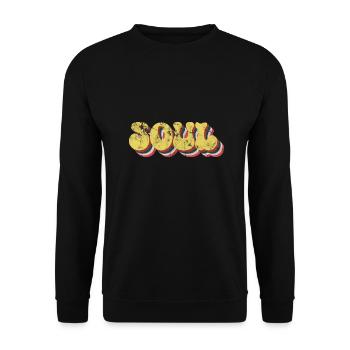 Soul Retro - Unisex Pullover - Schwarz - Vorne - Alina (178cm) & Michal (187cm)