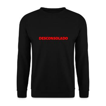 mit gebrochenem Herzen Spanisch Sprache - Unisex Pullover - Schwarz - Vorne - Alina (178cm) & Michal (187cm)