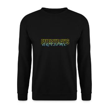 Every day amazing - Unisex Sweatshirt - black - Front - Alina (178cm) & Michal (187cm)