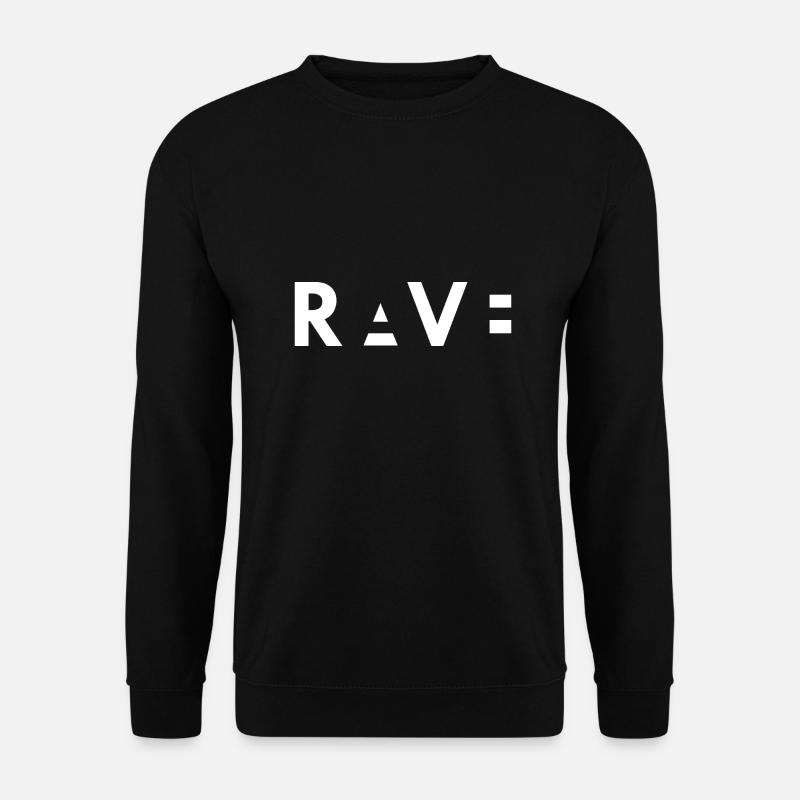 Rave Techno Festival EDM - Unisex Sweatshirt - black