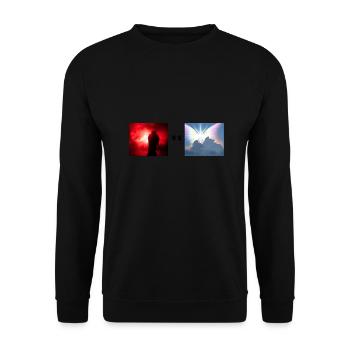 Hell VS Paradise - Unisex Sweatshirt - black - Front - Alina (178cm) & Michal (187cm)