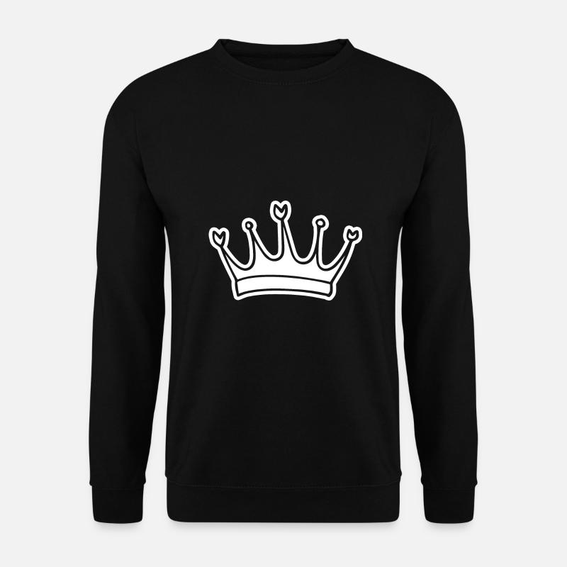 Crown - Unisex Sweatshirt - black