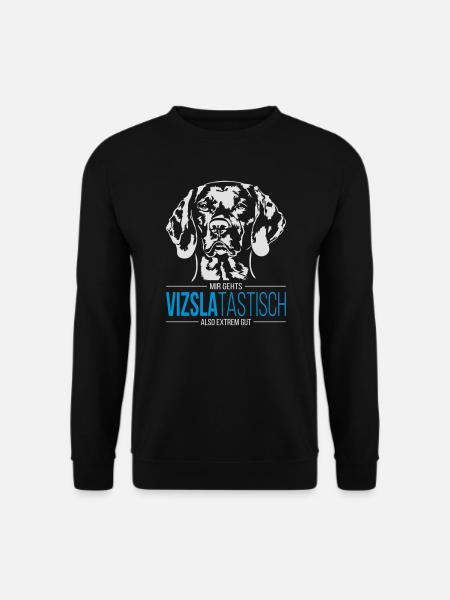 VIZSLATASTISCH Magyar Viszla - Unisex Pullover - Schwarz