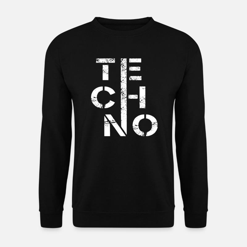 Minimal Techno - Unisex Pullover - Schwarz