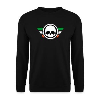 Fenain Army - Unisex Sweatshirt - black - Front - Alina (178cm) & Michal (187cm)