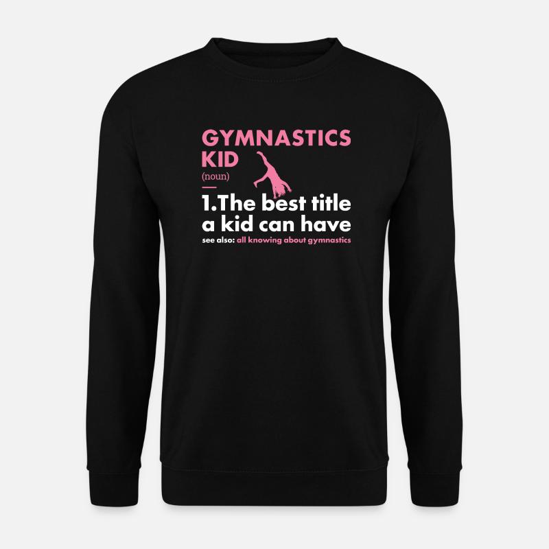 Sport Kid Gymnastics - Unisex Pullover - Schwarz