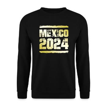 Mexico 2024 Gold - Unisex Sweatshirt - black - Front - Alina (178cm) & Michal (187cm)