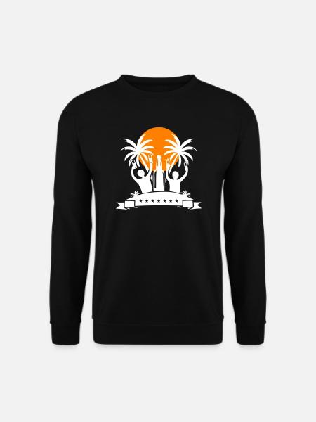 Island Party Celebrate Beer - Unisex Sweatshirt - black
