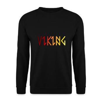 Vikings | Nordmann | Scandinavia | Warrior - Unisex Sweatshirt - black - Front - Alina (178cm) & Michal (187cm)