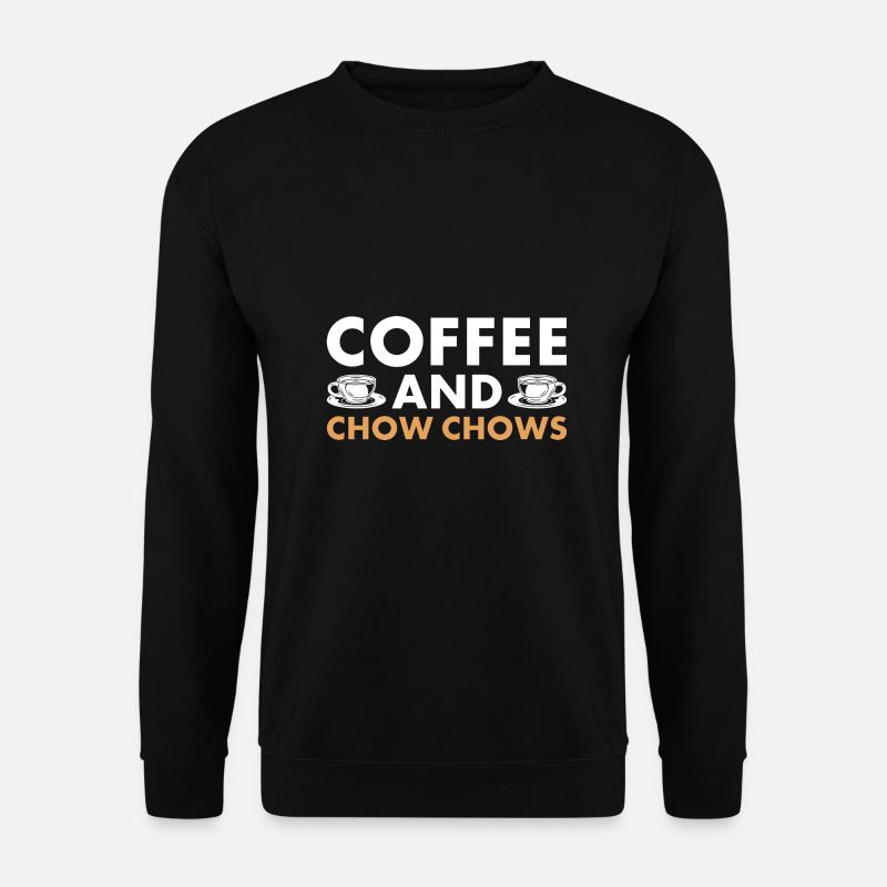 Coffee And Chow Chow - Unisex Sweatshirt - black