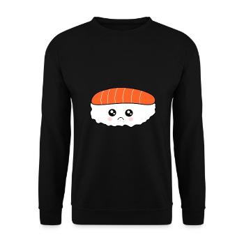 Kawaii food Kawaii Kostüm Kawaii - Unisex Pullover - Schwarz - Vorne - Alina (178cm) & Michal (187cm)
