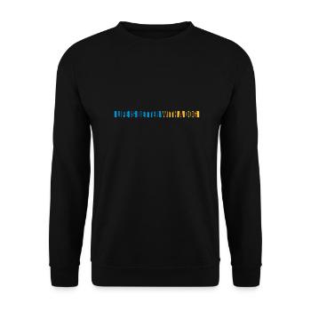 better with a dog - Unisex Sweatshirt - black - Front - Alina (178cm) & Michal (187cm)