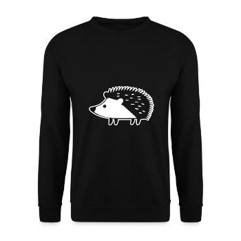 Hérisson - Sweat-shirt Unisexe - noir - Devant - Alina (178cm) & Michal (187cm)