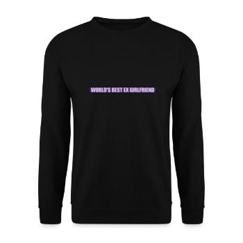 worlds best ex girlfriend - Unisex Pullover - Schwarz - Vorne - Alina (178cm) & Michal (187cm)