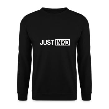 JUSTE INKD - Sweat-shirt Unisexe - noir - Devant - Alina (178cm) & Michal (187cm)