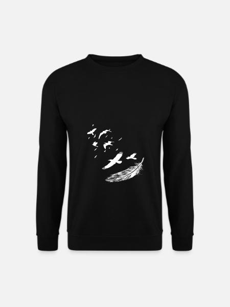 Sans oiseau & Plumeleicht - Sweat-shirt Unisexe - noir