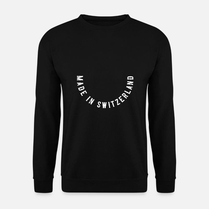 Made in Switzerland - Unisex Sweatshirt - black