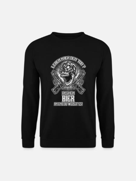 Barrel in my beer - en - Unisex Sweatshirt - black