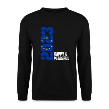 Freedom for All Humanity - Unisex Sweatshirt - black - Front - Alina (178cm) & Michal (187cm)