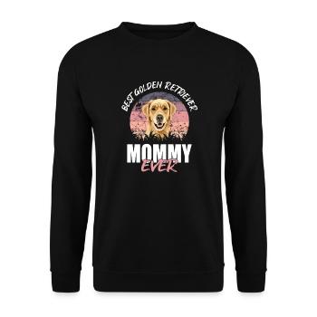 Beautiful design for a dog mom - Unisex Sweatshirt - black - Front - Alina (178cm) & Michal (187cm)