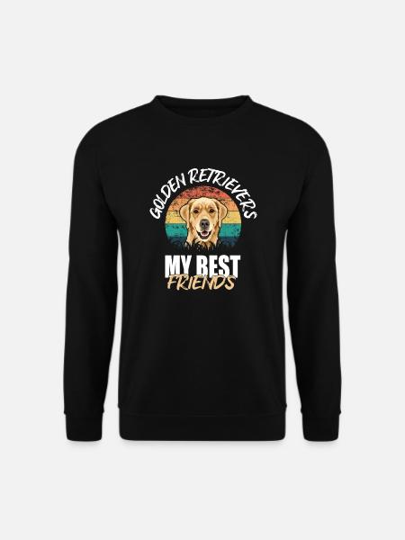 Golden Retrievers - Unisex Sweatshirt - black