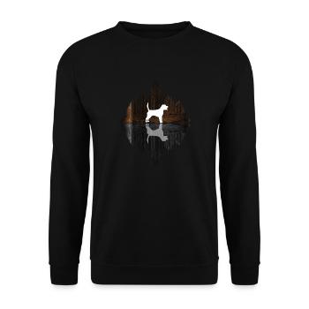 J’aime mon Beagle - Sweat-shirt Unisexe - noir - Devant - Alina (178cm) & Michal (187cm)