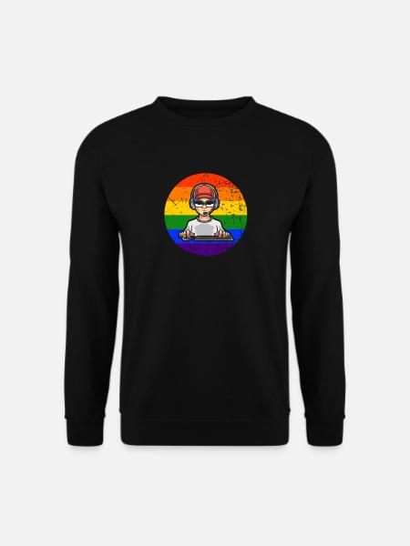 For gamers and gaymers - Unisex Sweatshirt - black