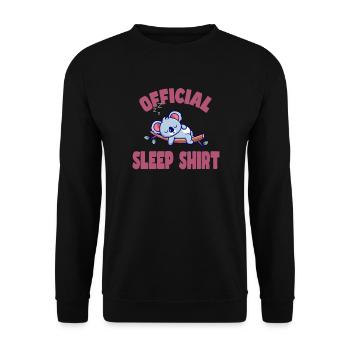 Gute Nacht - Unisex Pullover - Schwarz - Vorne - Alina (178cm) & Michal (187cm)