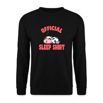 Gute Nacht - Unisex Pullover - Schwarz - Vorne - Alina (178cm) & Michal (187cm)
