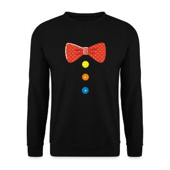 Costume de Carnaval Kölle Alaaf Cologne - Sweat-shirt Unisexe - noir - Devant - Alina (178cm) & Michal (187cm)