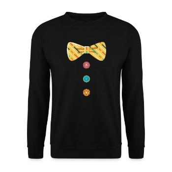 Costume de Carnaval Kölle Alaaf Cologne - Sweat-shirt Unisexe - noir - Devant - Alina (178cm) & Michal (187cm)