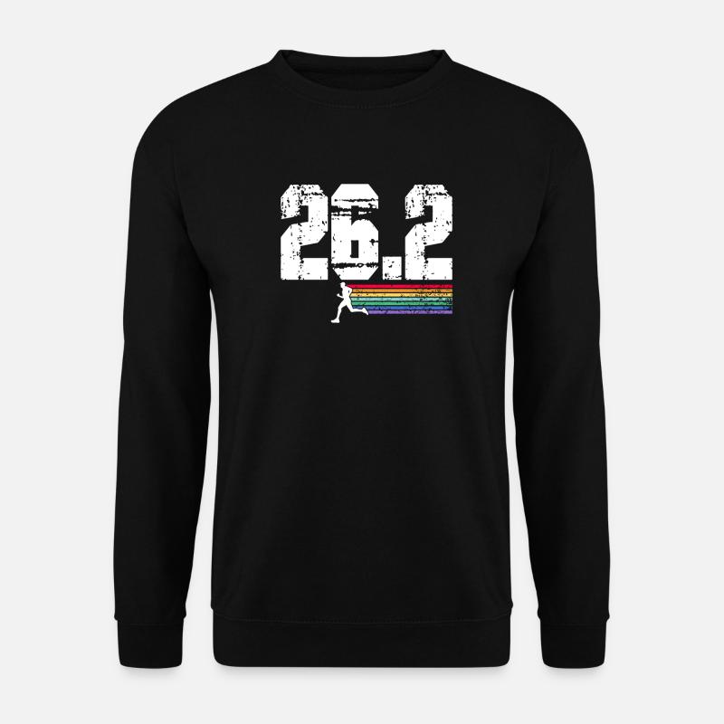 Run 26.2 mile marathon challenge - Unisex Sweatshirt - black