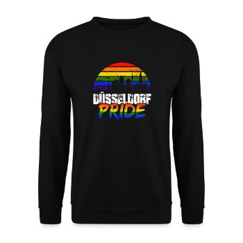 Fierté Düsseldorf - Sweat-shirt Unisexe - noir - Devant - Alina (178cm) & Michal (187cm)