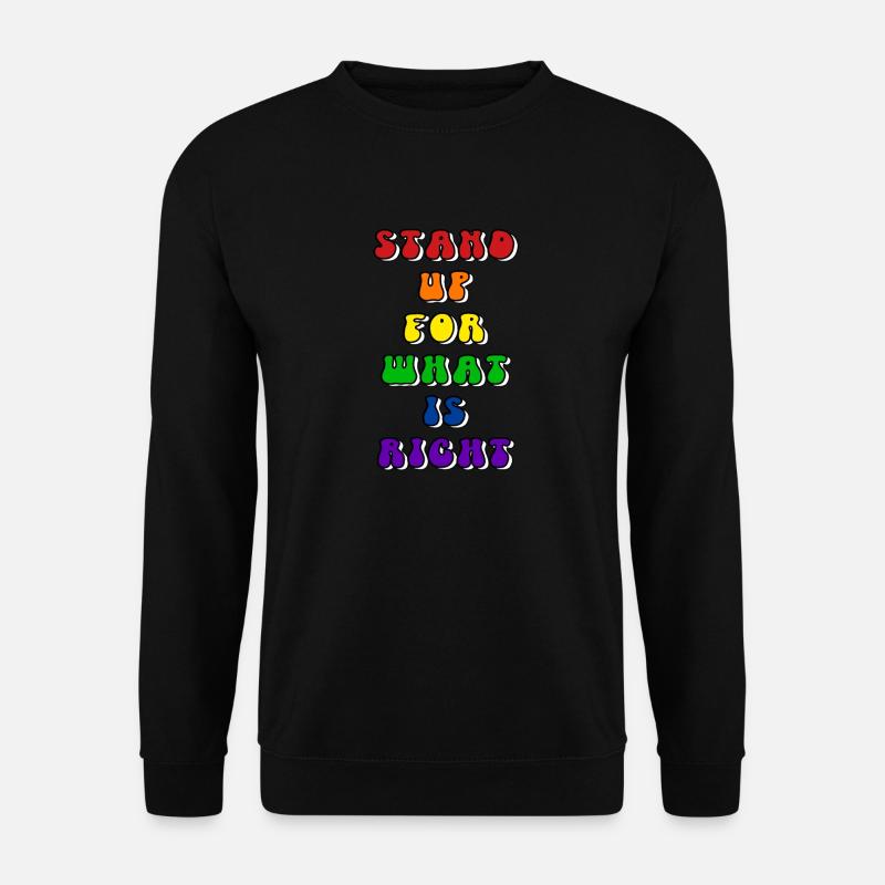 Pride LGBT Statement - Unisex Sweatshirt - black