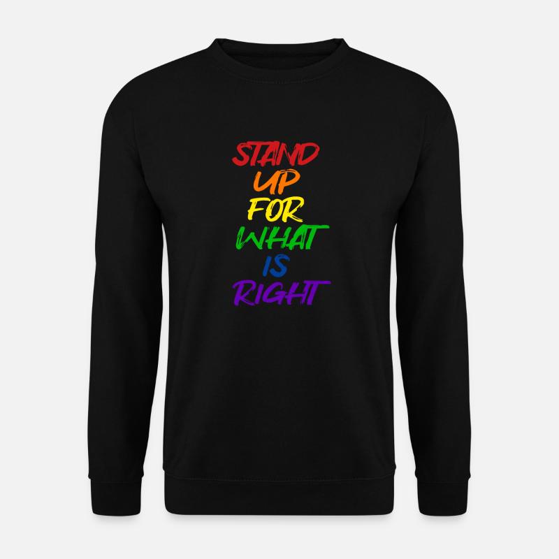 Pride LGBT Statement - Unisex Pullover - Schwarz