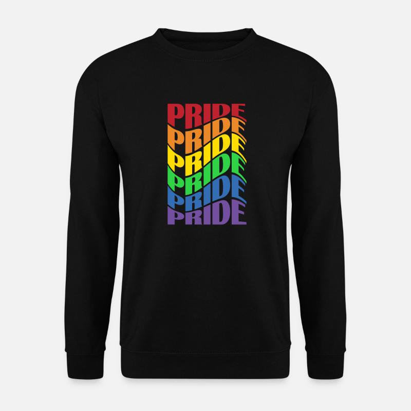 Pride LGBTQ Statement - Unisex Pullover - Schwarz