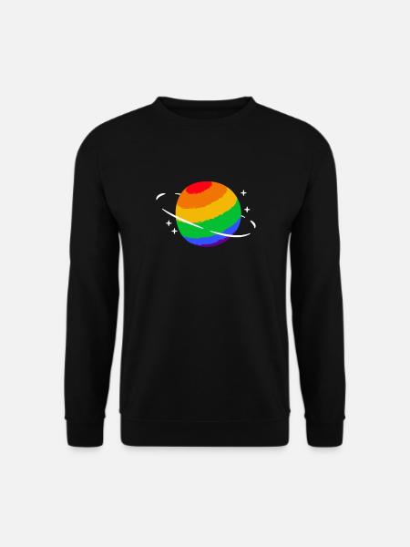 Proud LGBTQ. Opinion - Unisex Sweatshirt - black