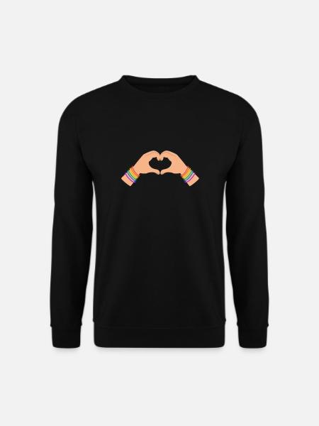 Proud LGBTQ. Opinion - Unisex Sweatshirt - black