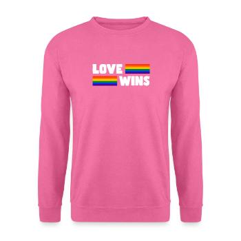 Stolz LGBTQ. Stellungnahme - Unisex Pullover - Pink - Vorne