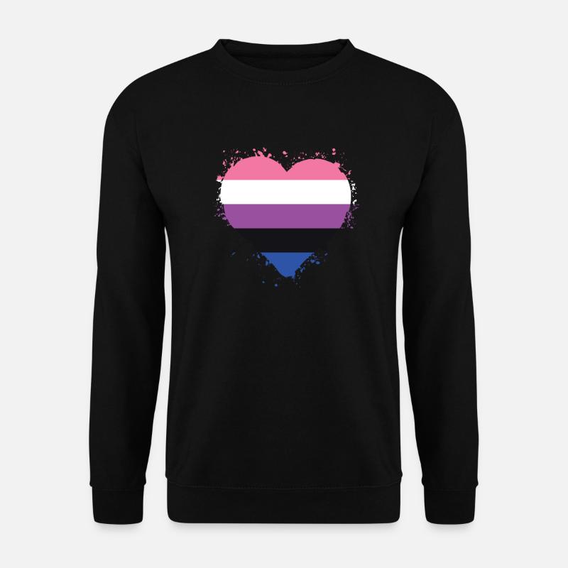 Pride LGBTQ. Statement - Unisex Sweatshirt - black