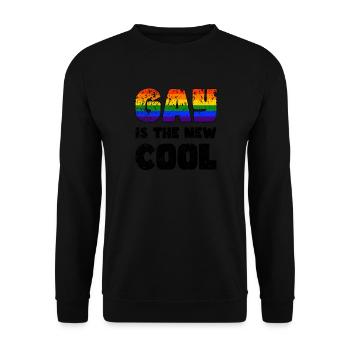 Pride LGBTQ. Aussage - Unisex Pullover - Schwarz - Vorne - Alina (178cm) & Michal (187cm)