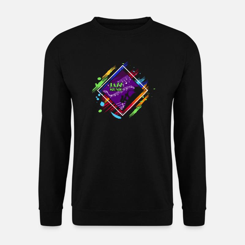 Jazz Musik Improvisation Festival - Unisex Pullover - Schwarz