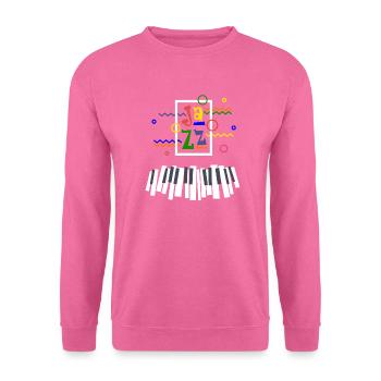 Festival d’improvisation de musique jazz - Sweat-shirt Unisexe - rose - Devant