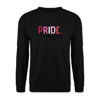 Pride LGBT love wins, we are queer and proud - Unisex Sweatshirt - black - Front - Alina (178cm) & Michal (187cm)