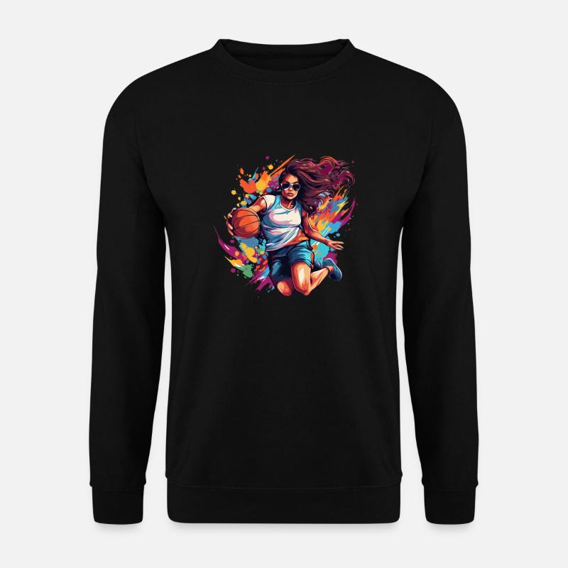 BASKETBALL für immer! - Unisex Pullover - Schwarz